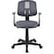 Flash Furniture Pivot Back Gray Mesh Chair LF-134-A-GY-GG - alternate 9